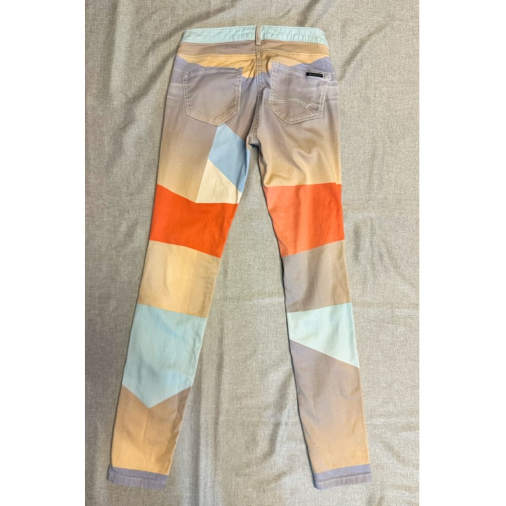 Scotch & Soda Multicolor Patchwork Skinny Jeans - Picture 3 of 10